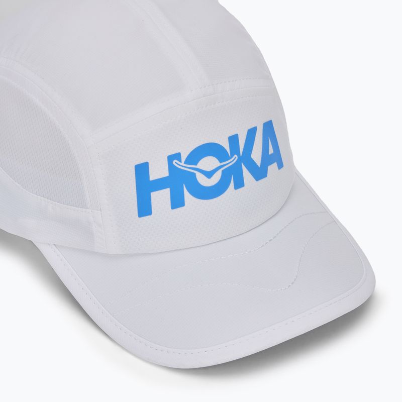 Kepuraitė su snapeliu HOKA Run white 3