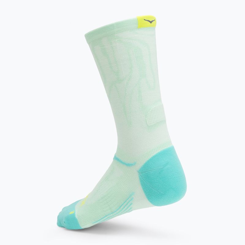 Kojinės HOKA Clifton Crew Run mint fluornite 2