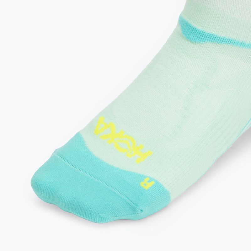 Kojinės HOKA Clifton Crew Run mint fluornite 3