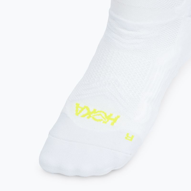 Kojinės HOKA Bondi Quarter Run white 3
