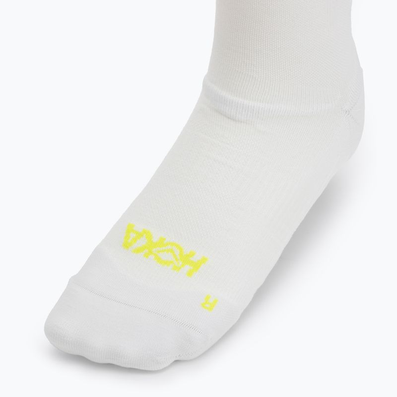 Kojinės HOKA Clifton Crew Run white 3
