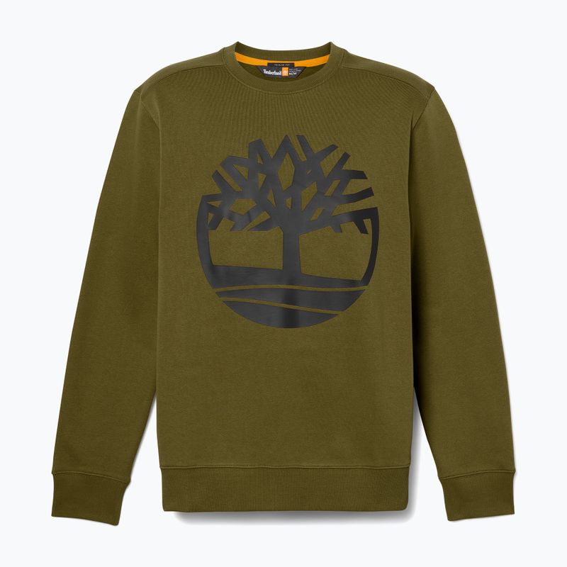 Vyriškas džemperis Timberland Tree Logo Crew Neck dark olive 5