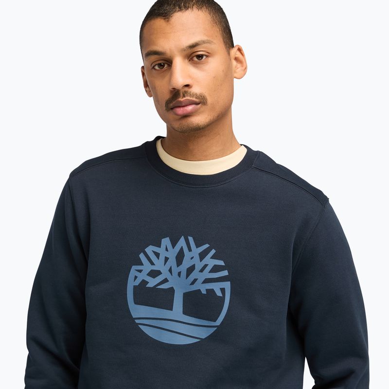 Vyriškas džemperis Timberland Tree Logo Crew Neck dark sapphire 4