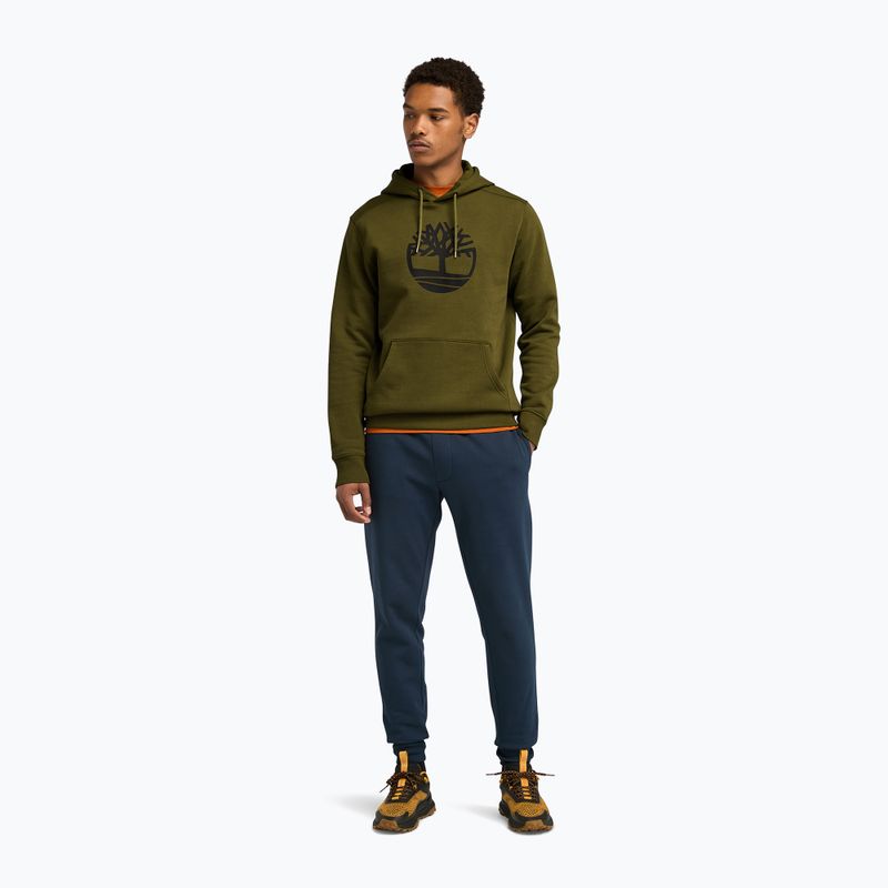 Vyriškas džemperis Timberland Tree Logo Hoodie dark olive 2