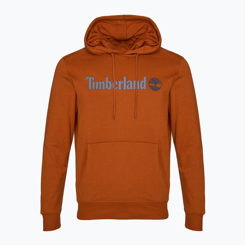 Vyriškas džemperis Timberland Linear Logo Hoodie umber