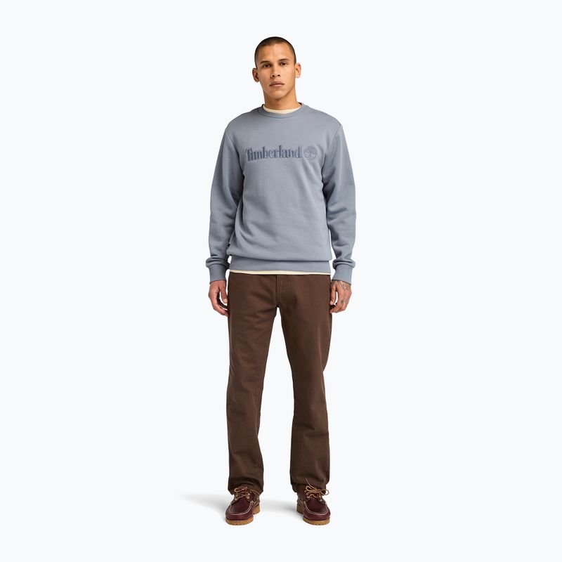 Vyriškas džemperis Timberland Embroidery Tonal Crew Neck folkstone gray 2