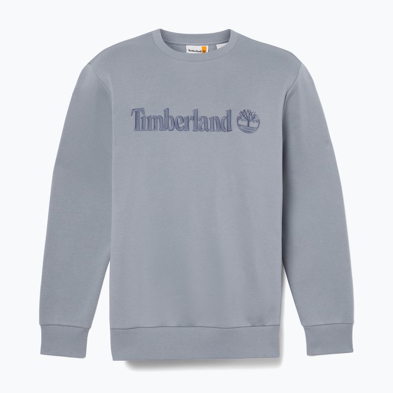 Vyriškas džemperis Timberland Embroidery Tonal Crew Neck folkstone gray 5