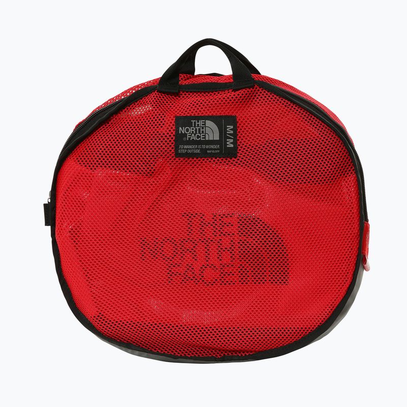 Kelioninė rankinė The North Face Base Camp Duffel M 71 l raudona/juoda 2