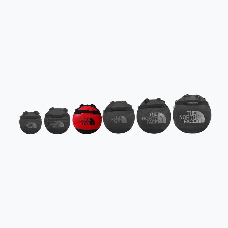 Kelioninė rankinė The North Face Base Camp Duffel M 71 l raudona/juoda 5