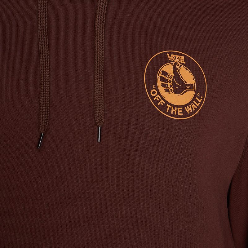 Vyriškas megztinis "Vans Thumb Logo Loose Pullover" bitter chocolate 3