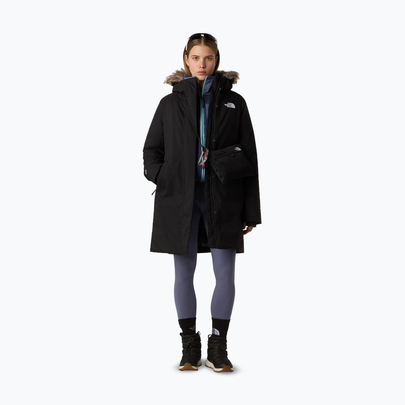 Moteriška pūkinė striukė The North Face Arctic Parka juoda 2