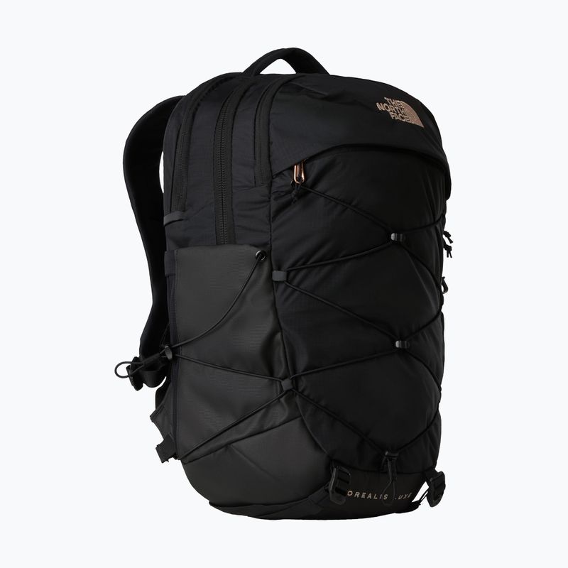 Moteriška miesto kuprinė The North Face Borealis Luxe 27 l juoda/degintos koralo metalinė