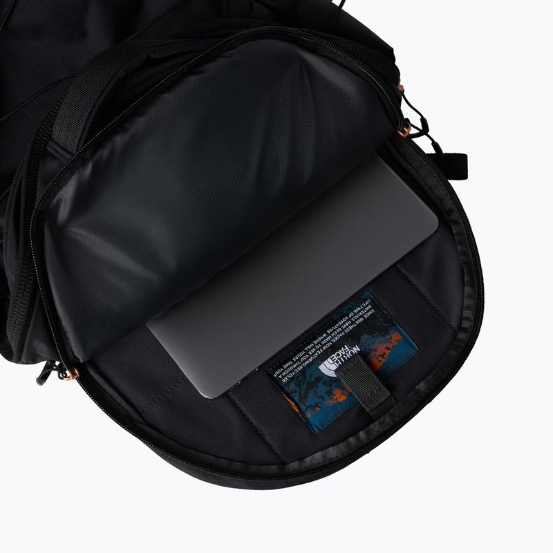 Moteriška miesto kuprinė The North Face Borealis Luxe 27 l juoda/degintos koralo metalinė 5