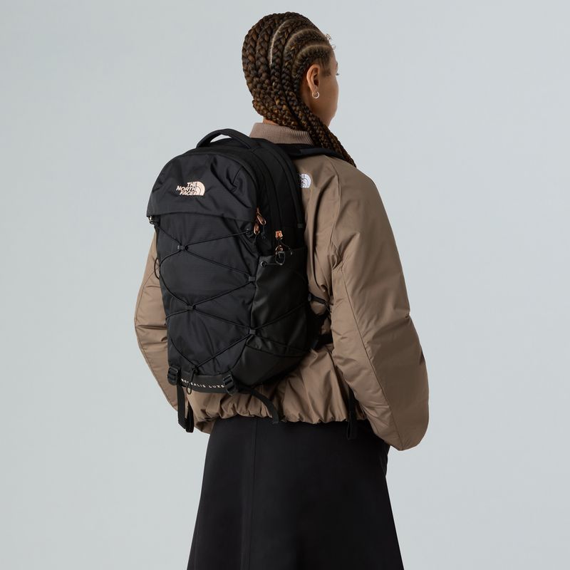 Moteriška miesto kuprinė The North Face Borealis Luxe 27 l juoda/degintos koralo metalinė 7