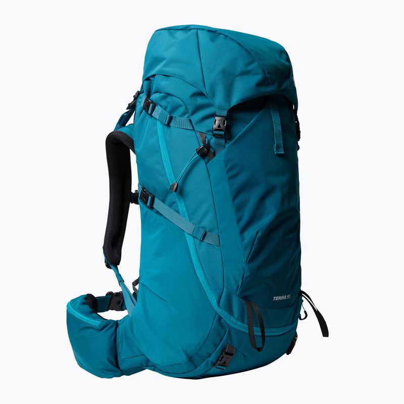 Moteriška žygio kuprinė The North Face Terra 55 l blue moss/sapphire slat