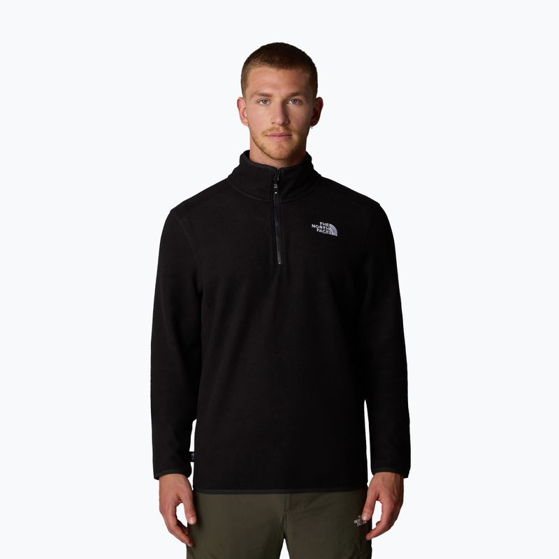 Vyriškas džemperis The North Face 100 Glacier 1/4 Zip black/npf