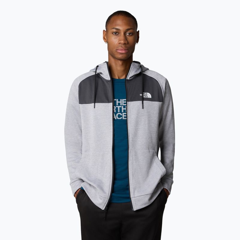 Vyriškas džemperis The North Face Reaxion Fleece light grey heather/ asphalt grey 4