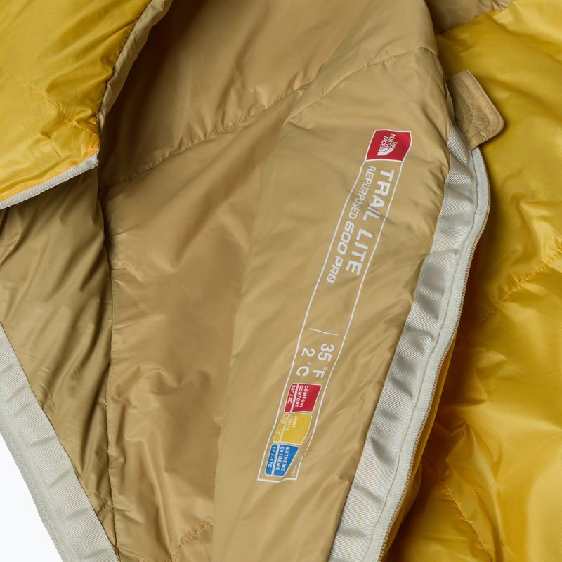 Miegmaišis The North Face Trail Lite Down 35 183 cm/right tnf yellow/ khaki stone 5