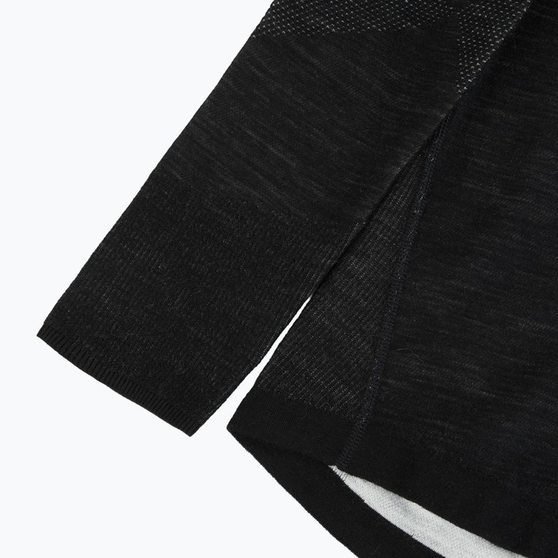 Vyriškas termoaktyvus džemperis Smartwool Intraknit Thermal Merino Base Layer 1/4 Zip black/white 4