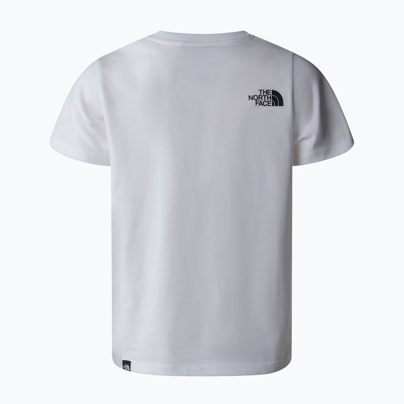 Vaikiški marškinėliai The North Face Teen Simple Dome Tee white 5