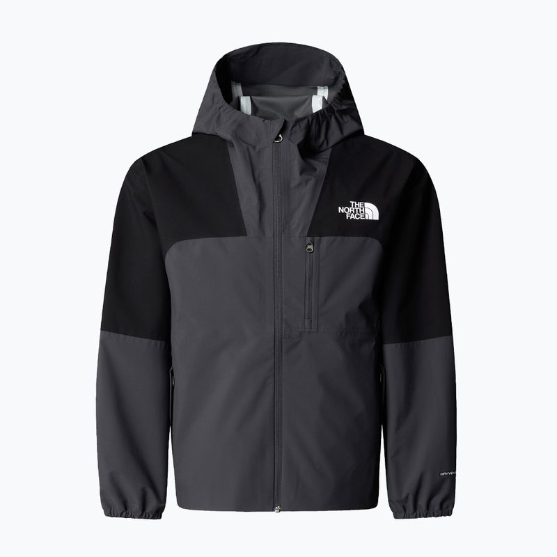 Vaikiška lietaus striukė The North Face Teen Hike Packable Shell tnf black/asphalt grey 4
