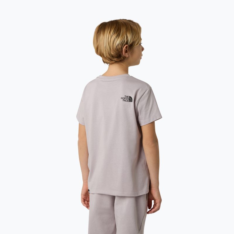 Vaikiški marškinėliai The North Face Teen Simple Dome Tee moonstone grey 3