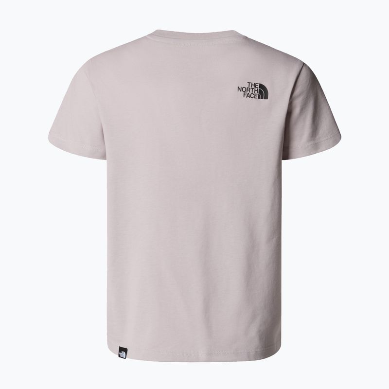 Vaikiški marškinėliai The North Face Teen Simple Dome Tee moonstone grey 2