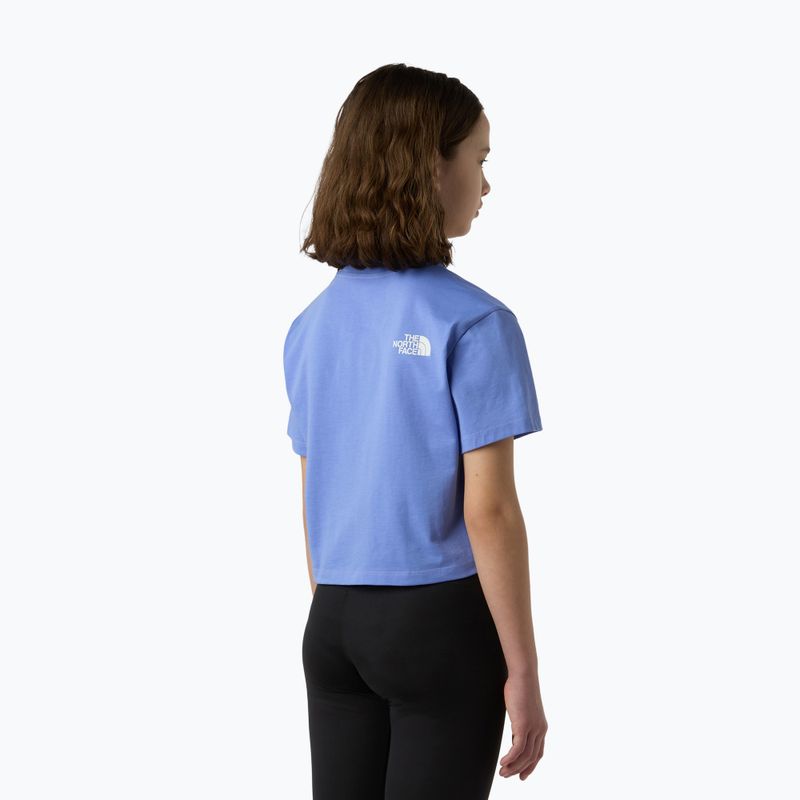 Vaikiški marškinėliai The North Face Crop Easy Tee virtual blue 3