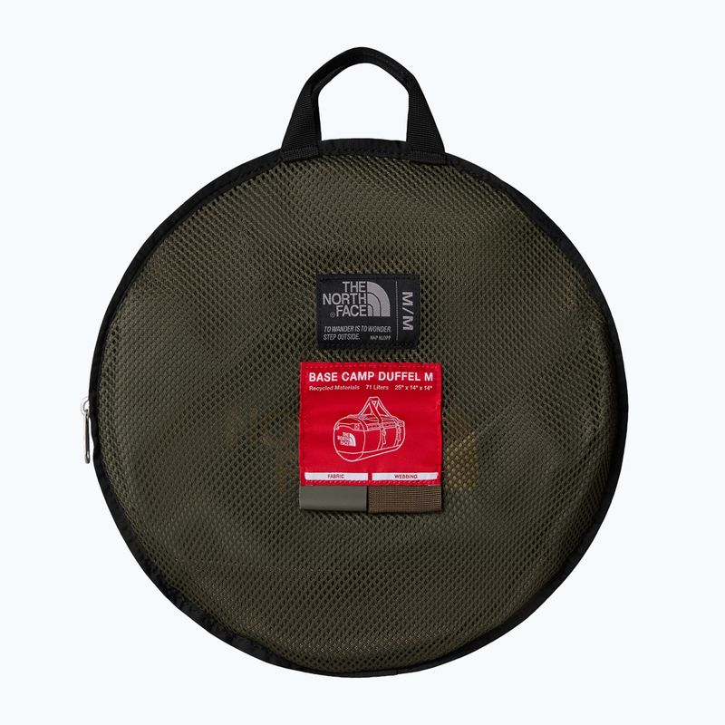 The North Face Base Camp Duffel M 71 l new taupe green/smokey brown/utility brown kelioninis krepšys 3