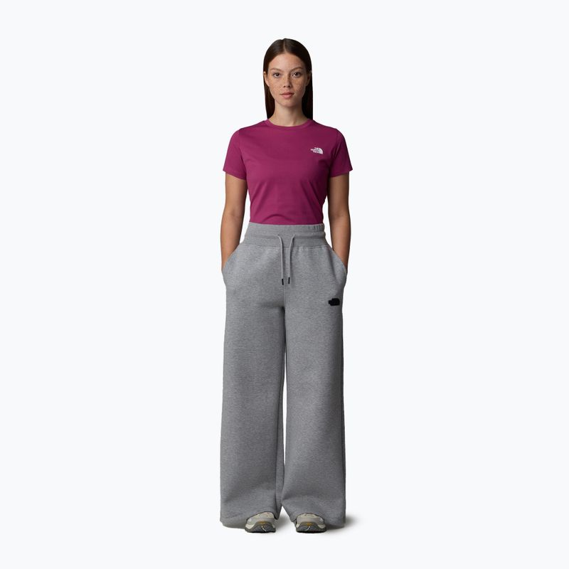 Moteriški marškinėliai The North Face Simple Dome Slim Tee cyber berry 2