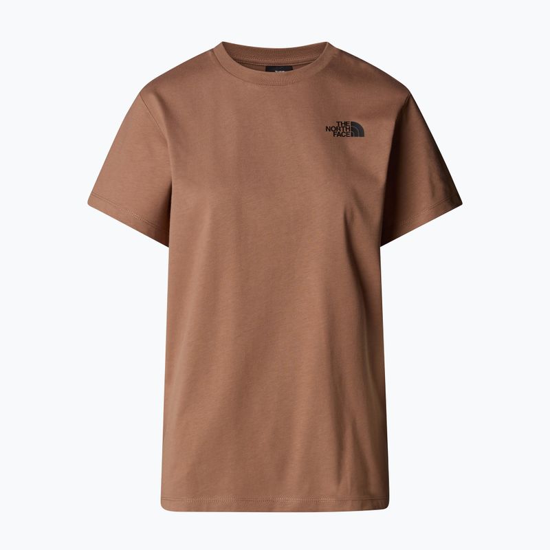 Moteriški marškinėliai The North Face Box Nse Relaxed Tee latte/tnf white 4