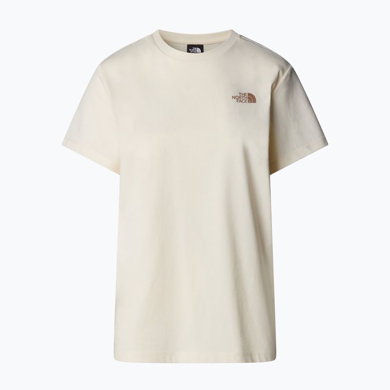 Moteriški marškinėliai The North Face Box Nse Relaxed Tee white dune/latt 4