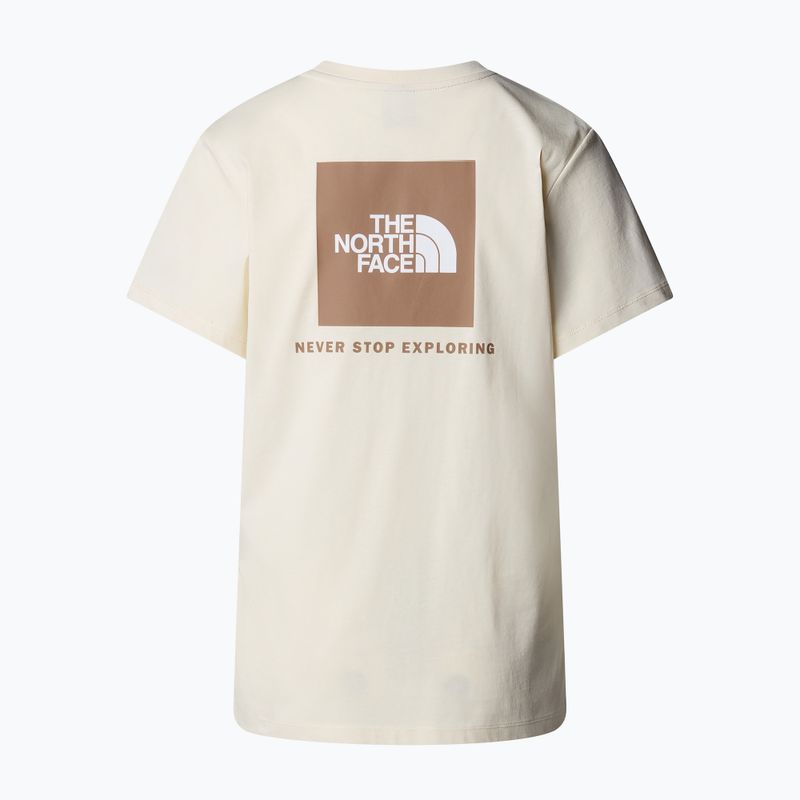 Moteriški marškinėliai The North Face Box Nse Relaxed Tee white dune/latt 5