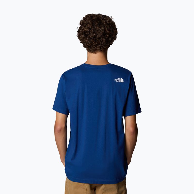 Vyriški marškinėliai The North Face Mountain Line Tee estate blue 3