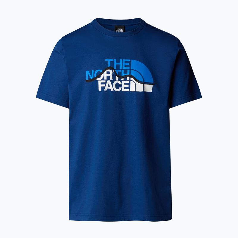 Vyriški marškinėliai The North Face Mountain Line Tee estate blue 4