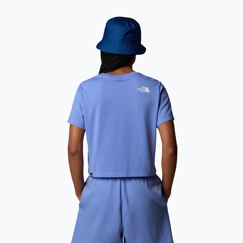 Moteriški marškinėliai The North Face Simple Dome Cropped Slim Tee virtual blue 3