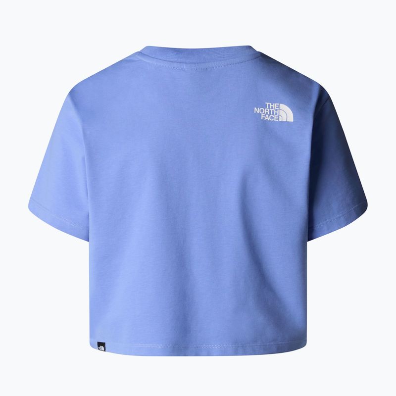Moteriški marškinėliai The North Face Simple Dome Cropped Slim Tee virtual blue 5