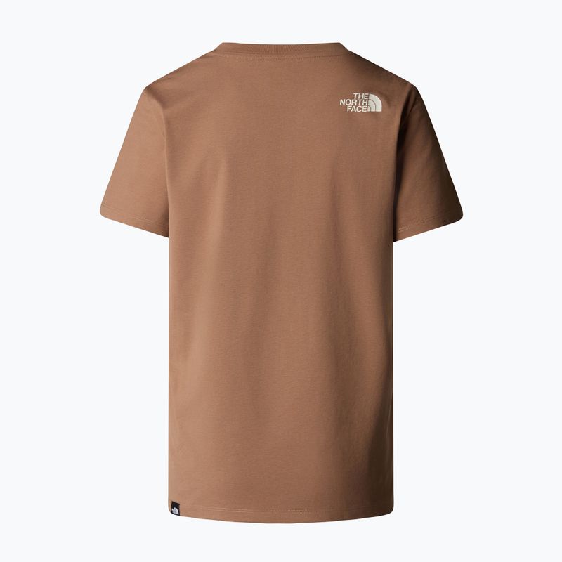 Moteriški marškinėliai The North Face Relaxed Easy Tee latte/white dune 5