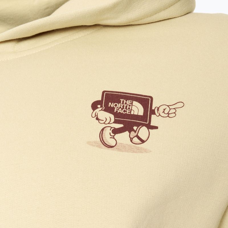 Džemperis The North Face Cartoon Logo Relaxed Hoodie gravel 3