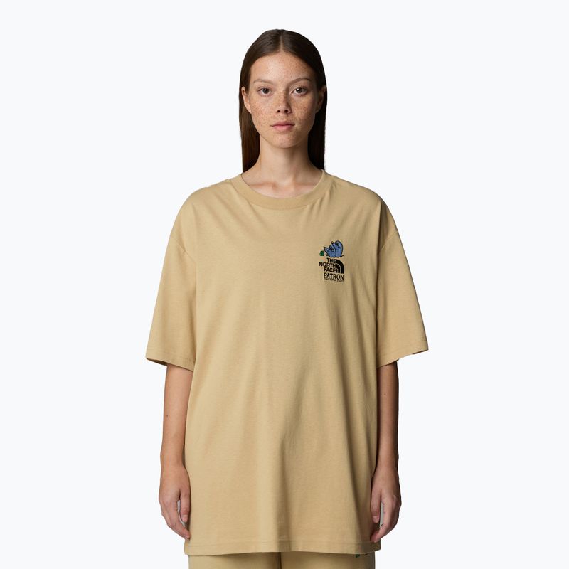 Vyriški marškinėliai The North Face Reflective Box Nse Tee khaki stone