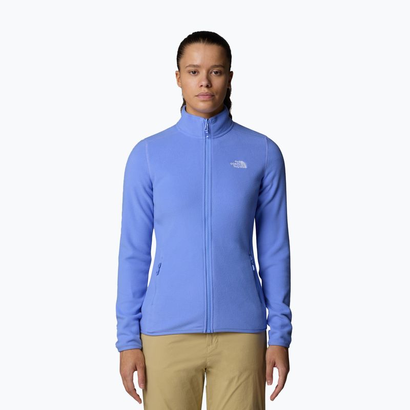 The North Face moteriškas 100 Glacier FZ virtualus mėlynas džemperis