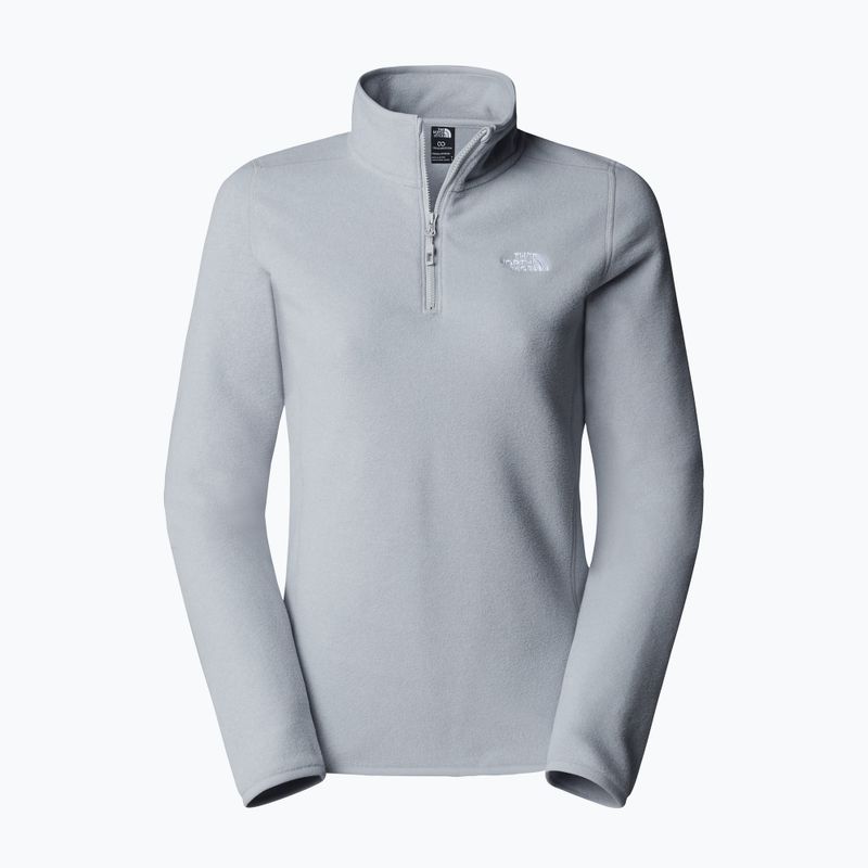 Moteriški džemperiai The North Face 100 Glacier 1/4 Zip tnf light grey 4