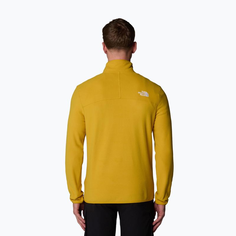 Vyriškas The North Face 100 Glacier 1/4 Zip turmeric džemperis 3