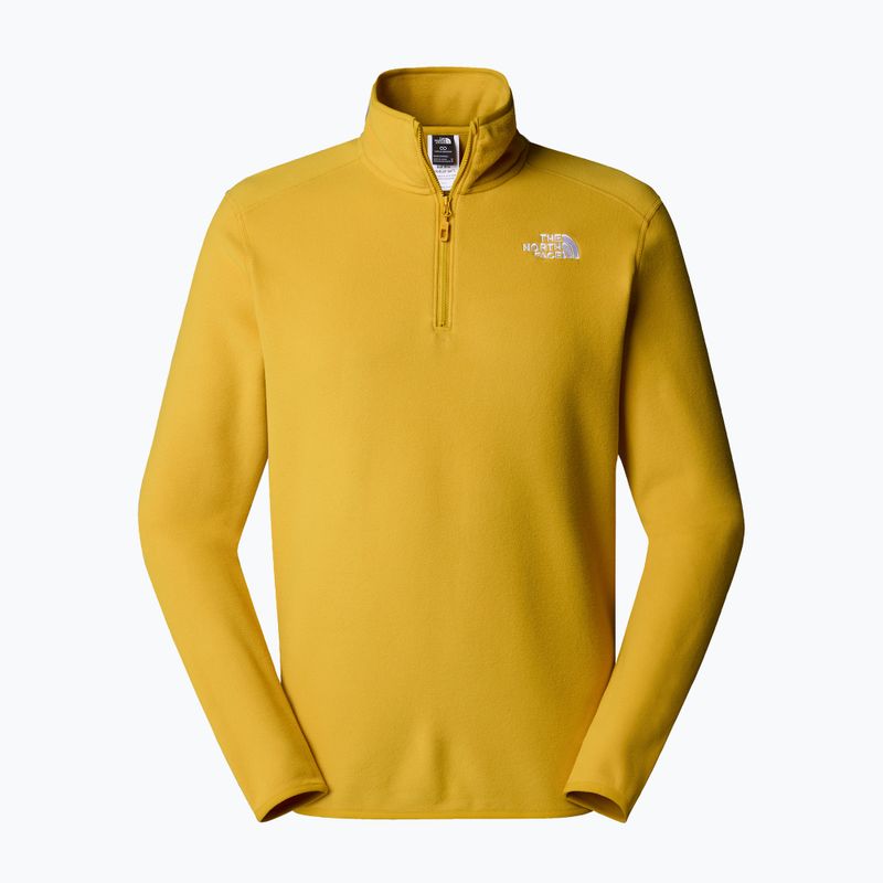 Vyriškas The North Face 100 Glacier 1/4 Zip turmeric džemperis 4