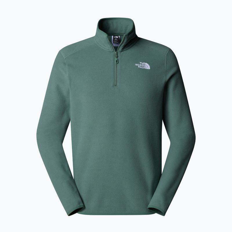 Vyriški džemperiai The North Face 100 Glacier 1/4 Zip medium duck green