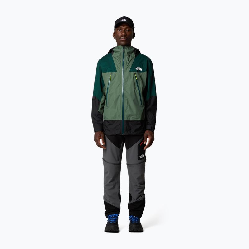 Vyriška striukė nuo lietaus The North Face Signal 2.5L Dryvent duck green/deep nori/tnf black 2