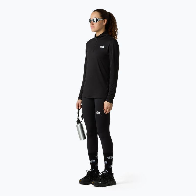 Moteriški marškinėliai The North Face Flex 1/4 Zip Slim black 2