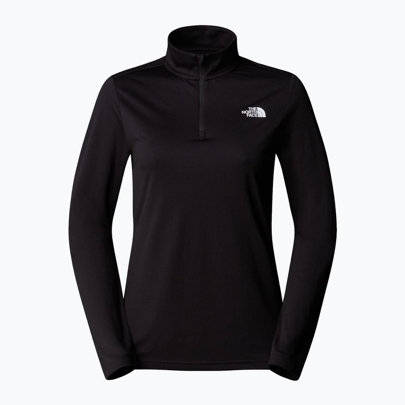 Moteriški marškinėliai The North Face Flex 1/4 Zip Slim black 4