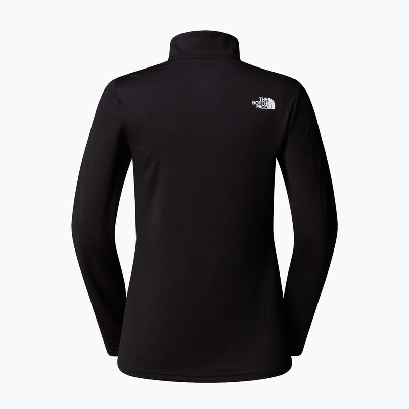 Moteriški marškinėliai The North Face Flex 1/4 Zip Slim black 5