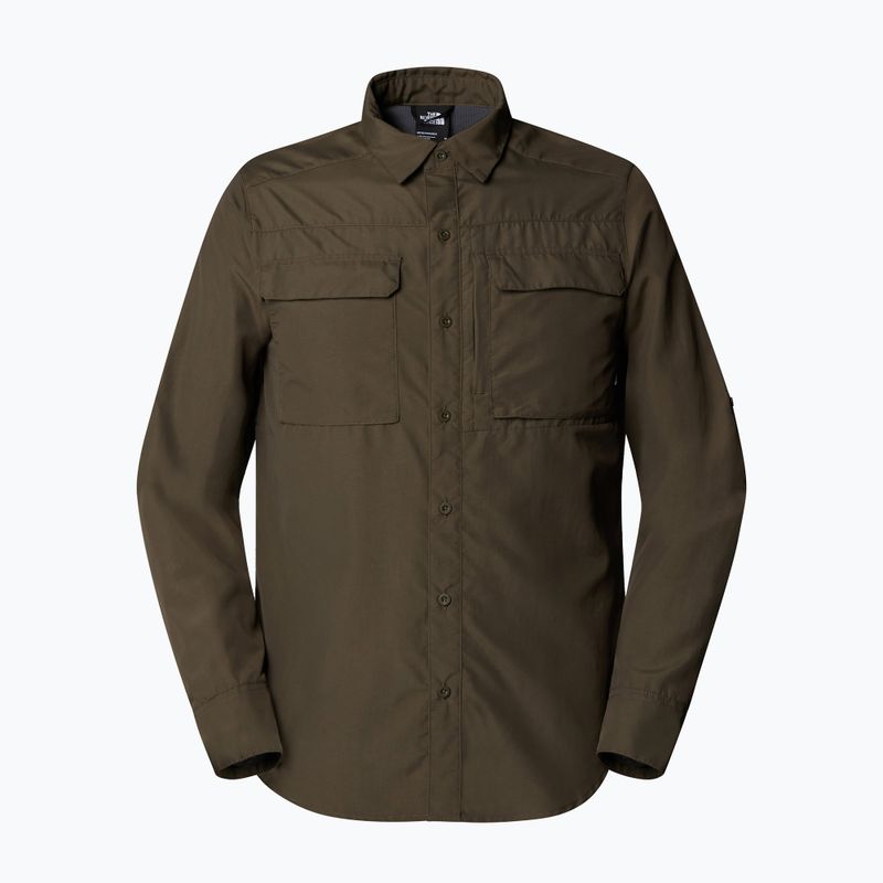 Vyriški marškiniai The North Face Sequoia new taupe green 5